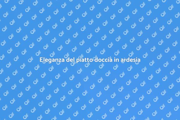 Piatto doccia in ardesia: stile e funzionalità