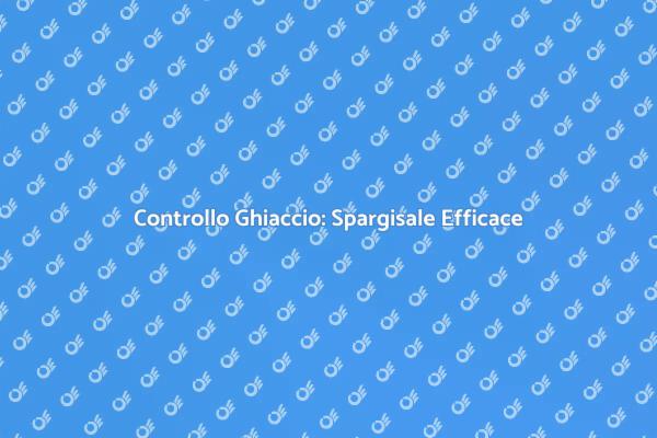 Sicurezza Invernale con Spargisale
