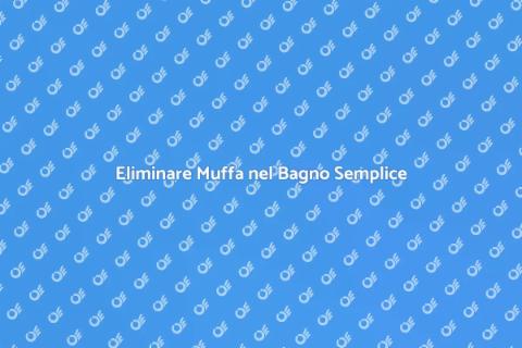 Risolvere Muffa nel Bagno Facile