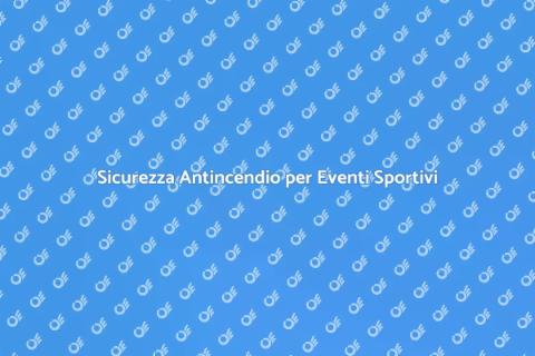 Consulenza Antincendio per Complessi