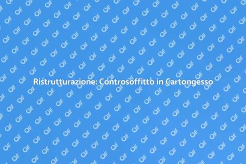 Controsoffitto in Cartongesso Moderno