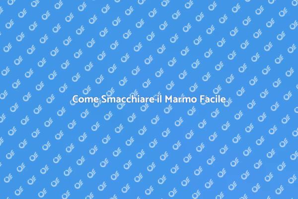 Ristorare la Bellezza del Marmo
