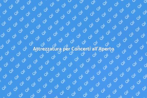 Noleggiare Attrezzatura per Concerto