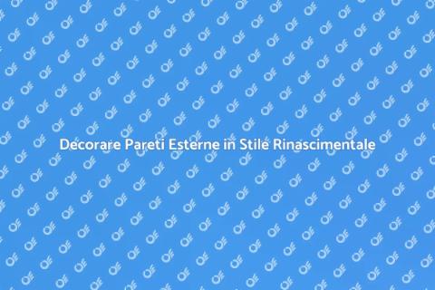 Stuccare e Decorare Pareti Esterne