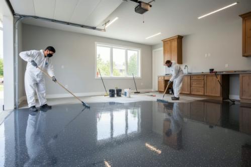 pavimentare il garage con resina epossidica
