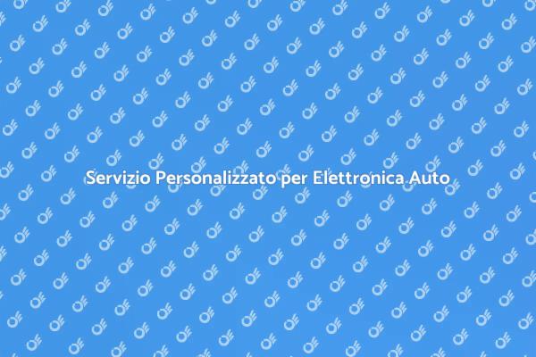 Elettronica Auto: Manutenzione su Misura