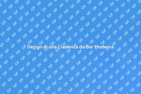 Credenza da Bar Moderna e Minimalista
