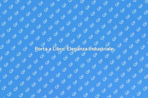 Porta a Libro Industriale: Design Unico