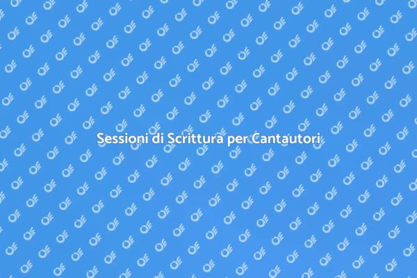 Scrivere per Nuovi Cantautori