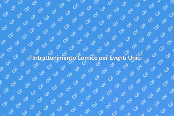 Trasforma il Tuo Evento con un Comico