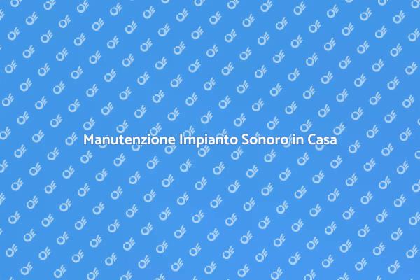 Rendi il Suono della Tua Casa Perfetto
