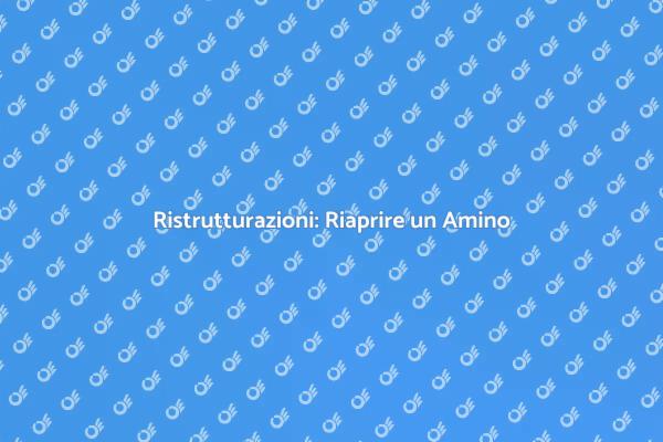 Valorizza i Tuoi Spazi: Riaprire un Amino