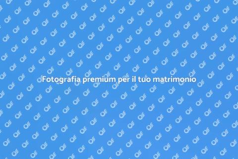 Pacchetto fotografico premium matrimonio