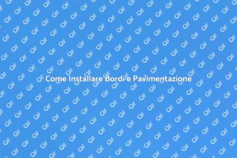 Installare Pavimentazione e Bordi Piscina