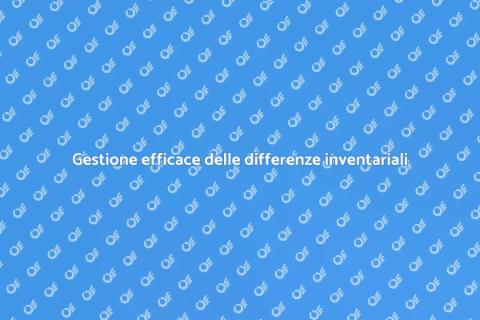 Controllo differenze inventariali efficace