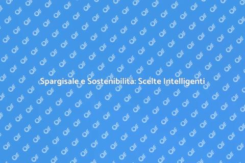 Sostenibilità nell'Acquisto di Spargisale