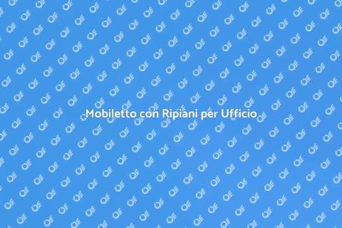 Mobiletto Ufficio con Ripiani Regolabili