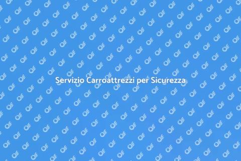 Carroattrezzi Auto d'Emergenza Sicuro