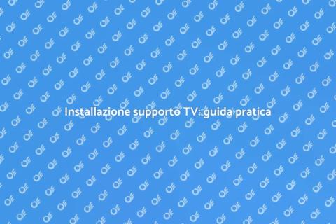 Montare un supporto per TV in casa