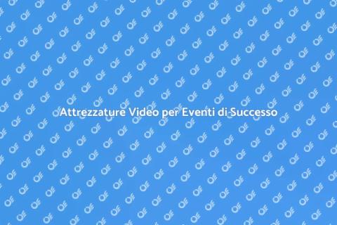 Affitta Apparecchiature Video Professionali