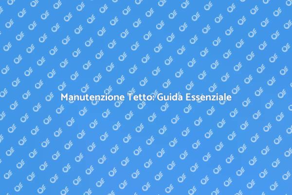 Riparazione Tetto: Tutto Quello che Devi Sapere