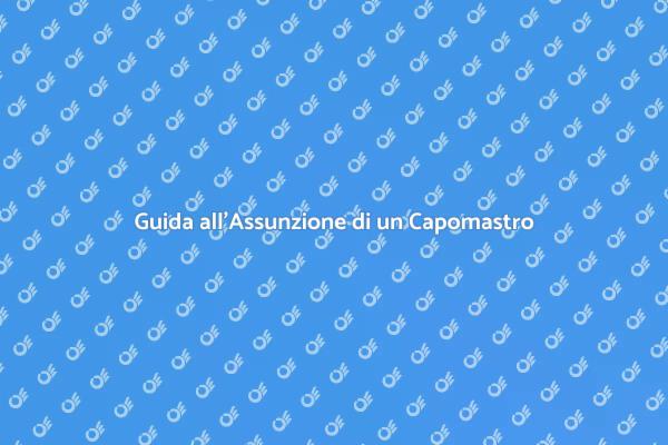 Scegliere il Capomastro Giusto