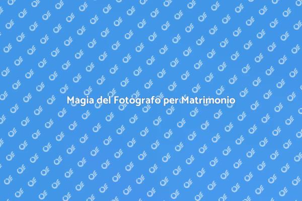 Immortala il Tuo Matrimonio con Stile