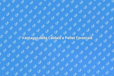 Caldaia a Pellet nel Settore Forestale
