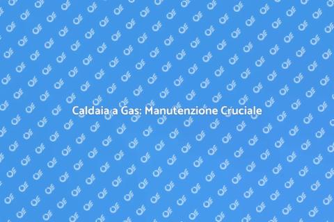 Manutenzione Caldaia a Gas Essenziale