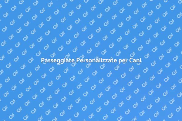 Dog Walking: Il Servizio Ideale per Cani