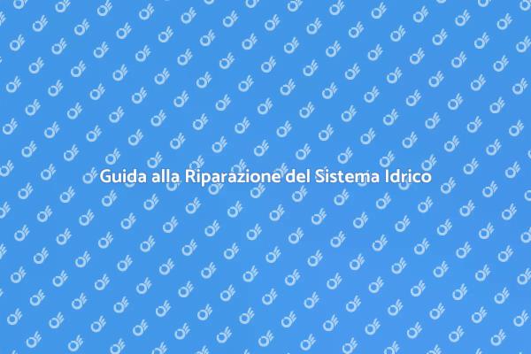 Riparazioni Idriche: Guida Pratica e Veloce