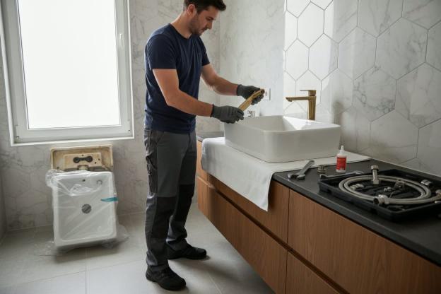 Sostituire il lavandino del bagno