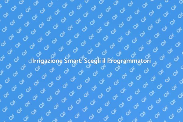 Irrigazione Efficiente con Programmatori