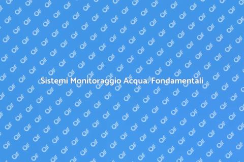 Monitoraggio Qualità Acqua Essenziale
