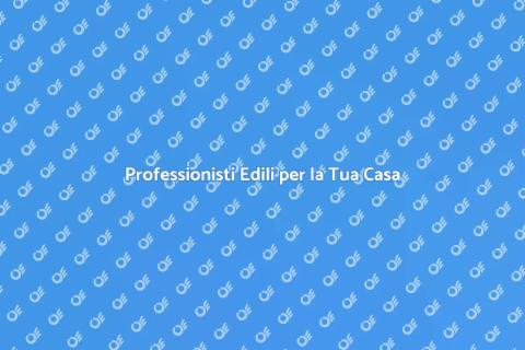 Lavoratore Edile: Affidabilità per Casa