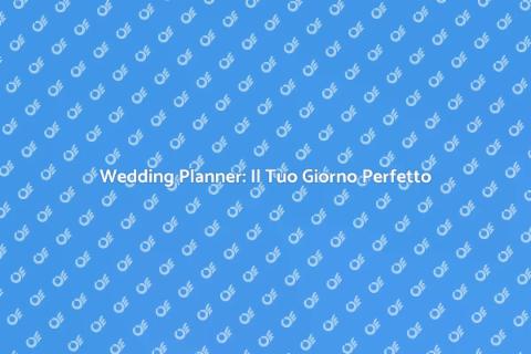 Assistenza Personalizzata per Matrimoni