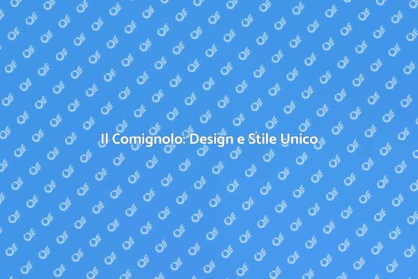 Comignolo: Elemento di Stile per la Casa