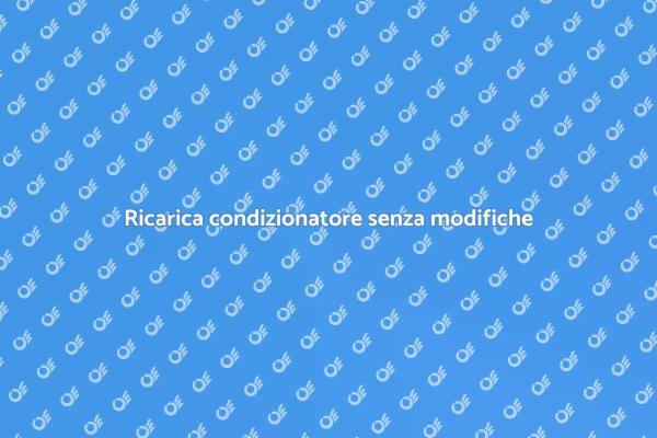 Manutenzione condizionatore senza timer
