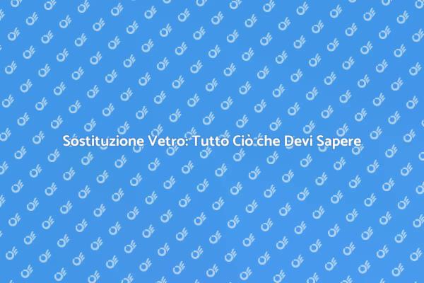 Rinnova il Tuo Spazio con Nuovi Vetri