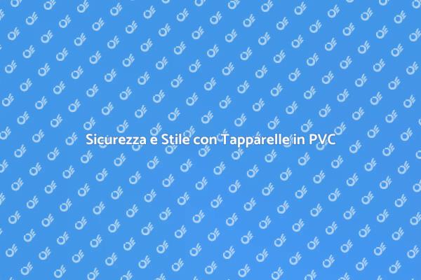 Installazione Tapparelle in PVC Antiscivolo