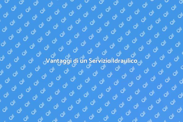 Perché Scegliere un Servizio Idraulico?