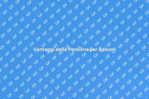 Pensilina in Acciaio per Balconi