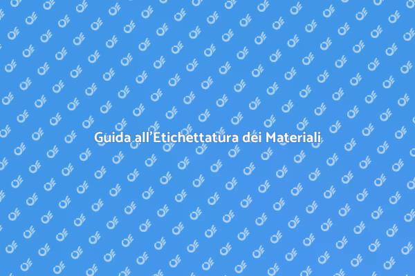 Ottimizza i Tuoi Progetti con Etichettatura
