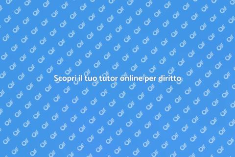 Tutor online per diritto: scopri di più