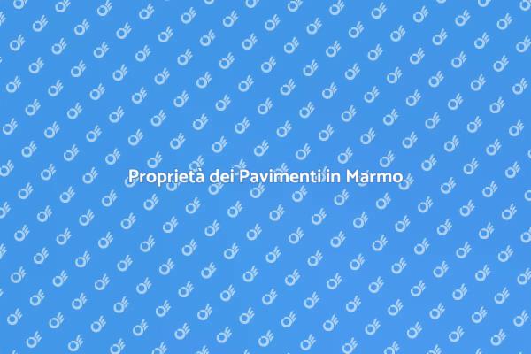 Marmo: Eleganza per la Tua Casa