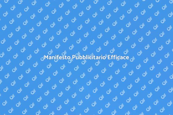 Creare un Manifesto Pubblicitario