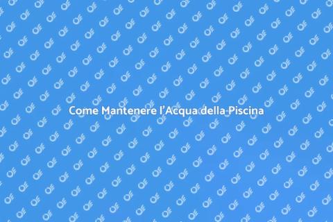 Mantenimento Sistema Trattamento Acqua
