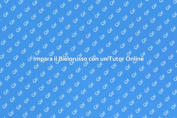 Impara il Bielorusso Facilmente Online
