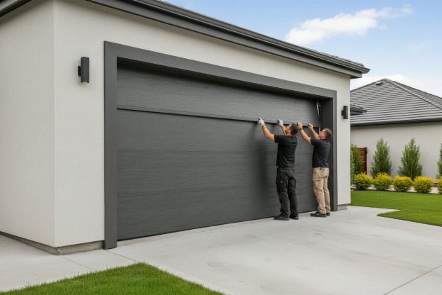 Installare porta per garage