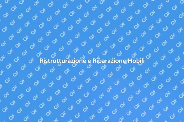Rinnova i tuoi mobili in falegnameria